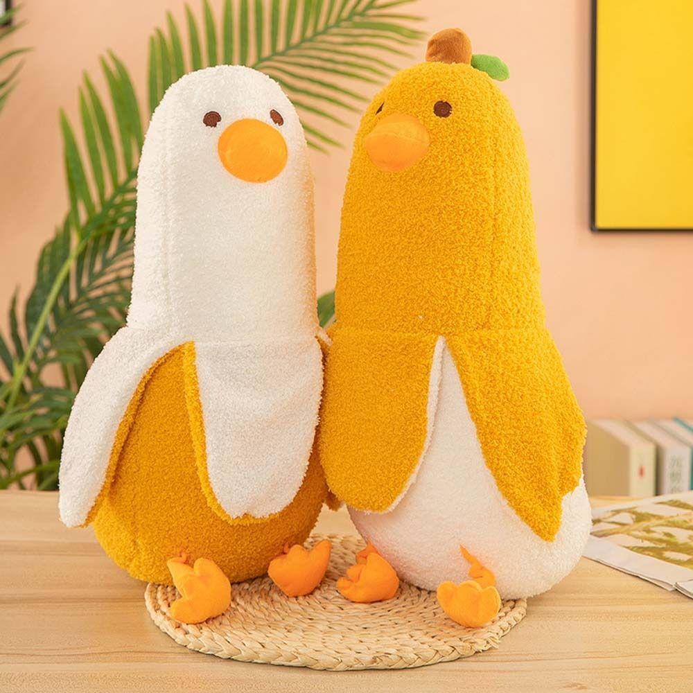 Plush Pillow Plush Plants Banana Stuffed Toys Stuffed Toys Duck Plush Doll Banana Duck Plush Toy