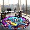 Рик и Морти (5) Круглый офисный ковер Декоративный напольный ковер для офиса, спальни, гостиной и домашнего пространства