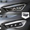 Сборка фары Mercedes-Benz GLA: Синий светодиодный объектив, Дневные ходовые огни и Динамические указатели поворота (Модели 2020-2025)