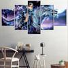 5 Pieces Arts Canvas The Moon Night DotA 2 Beast Warrior Mirana Game Wall Poster Painting Picture Prints Modern Home Decor Mural
