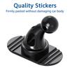 17mm Ball Head Car Phone Holder Base Universal Sticker Fixed Base for Car Dashboard Phone Mount Mobile Phone Stand Accessories
