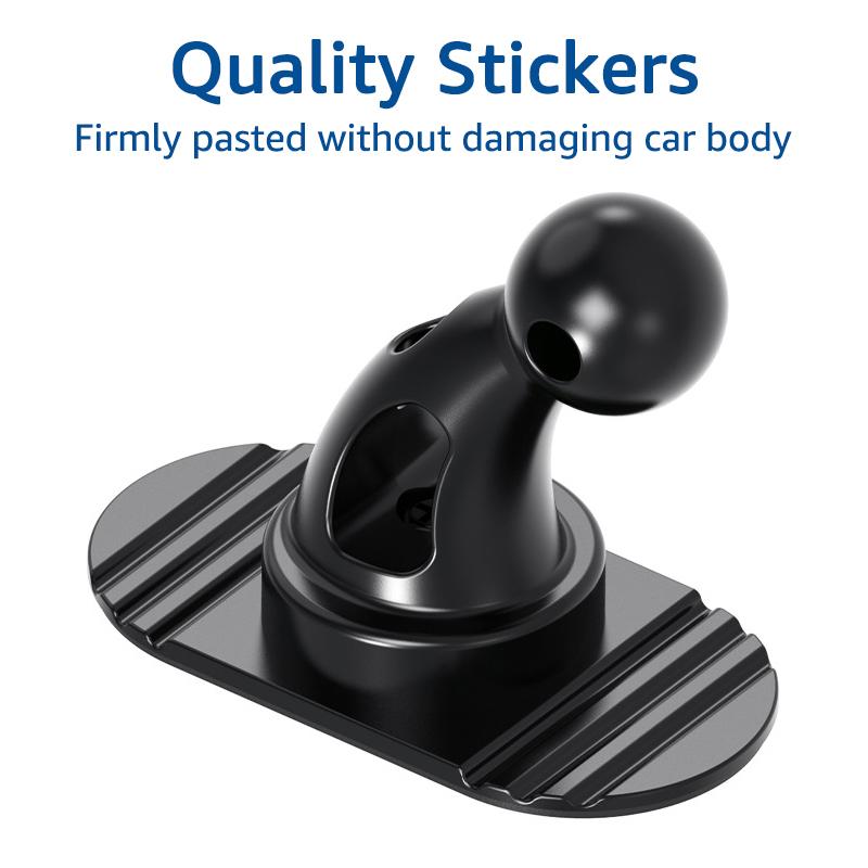 17mm Ball Head Car Phone Holder Base Universal Sticker Fixed Base for Car Dashboard Phone Mount Mobile Phone Stand Accessories