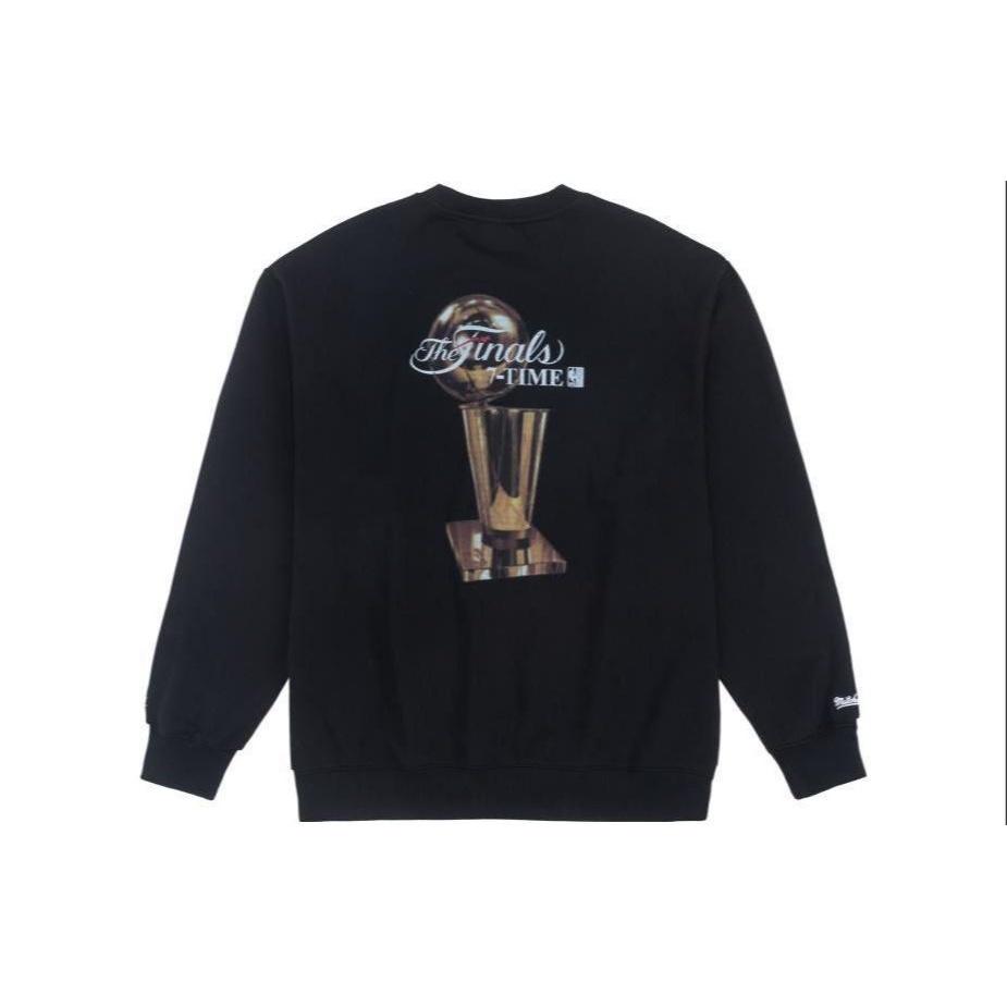 Mitchell & Ness x NBA Golden State Warriors 7 Times Champion Sweatshirt 'Black' Men's MNJYFWHD23093005