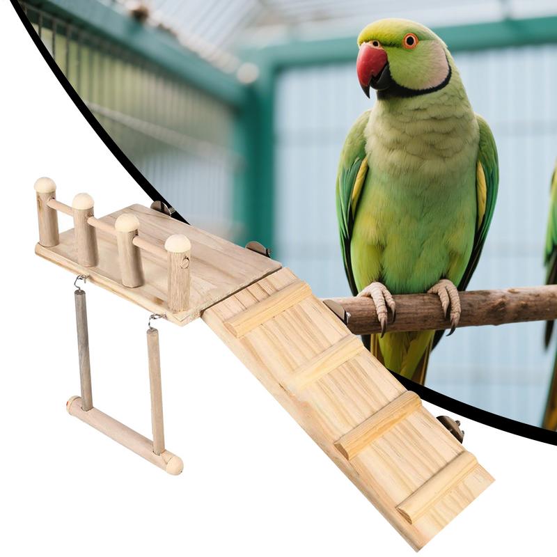 Игровая площадка для птиц попугаев жердочка клетка для неразлучников лестница качели игрушки для ара кореллы дерево попугай игры тренировки