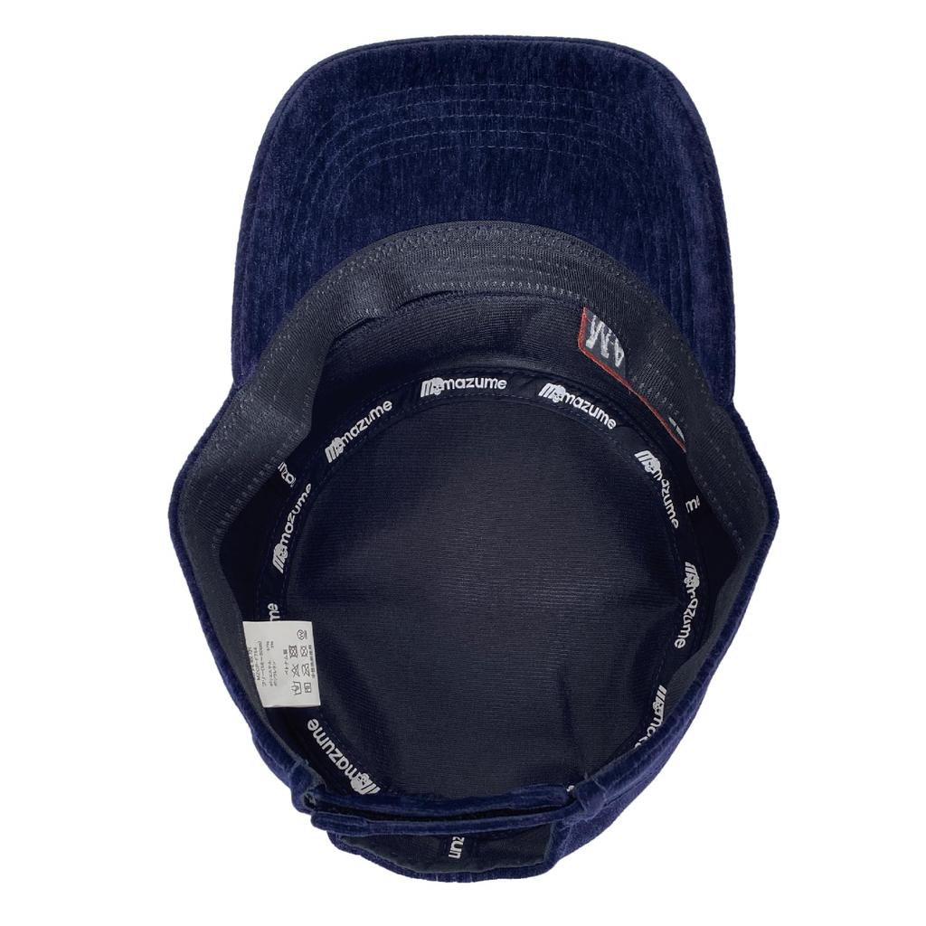 Mazume Velour Work Cap Navy MZCP-F754-02