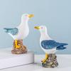 Sea Bird Seagull Stand Stump Miniature Fairy Garden Houses Decoration Mini Craft Micro Landscaping Decor DIY Accessories