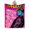 Retro Music Poster Blanket for all seasons blanket lunch break throw gift