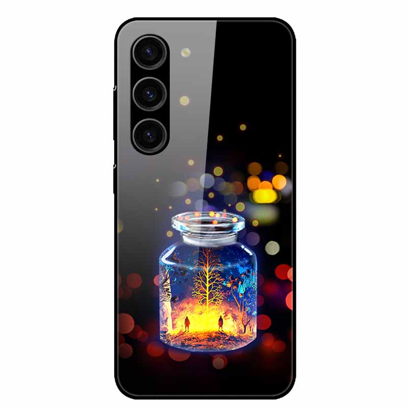 Чехол для Samsung Galaxy S25 Plus Закаленное Стекло Жесткая Защитная Крышка для Телефона для Samsung S25 Ultra 5G Задние Чехлы для GalaxyS25 S 25 S25Plus