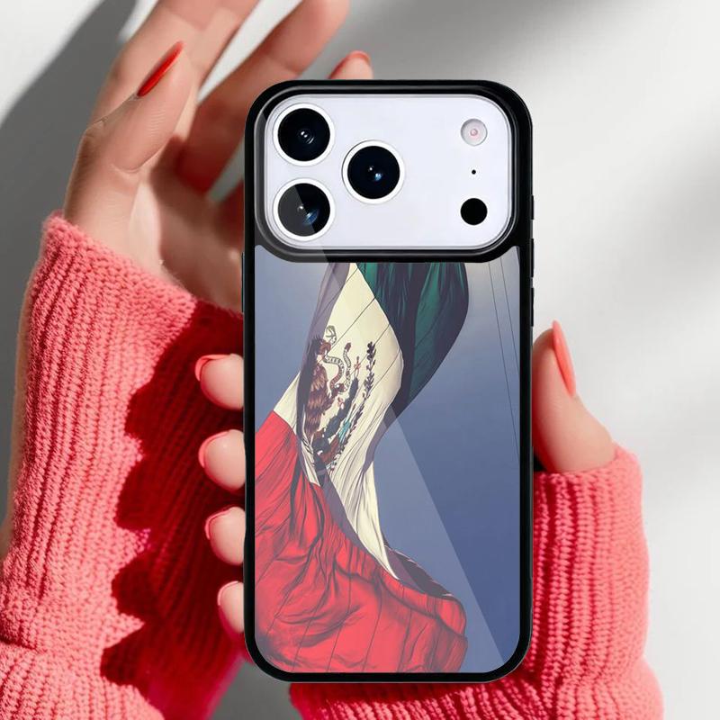 Винтажный чехол для телефона с флагом Мексики для iPhone 17 Air 16e 15 14 13 Pro Max Задняя крышка для 12 11 Pro Coque