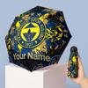 Fenerbahçe FC Manual Five Fold 8 Rib Umbrella Support Custom Text, Lightweight Travel Umbrella