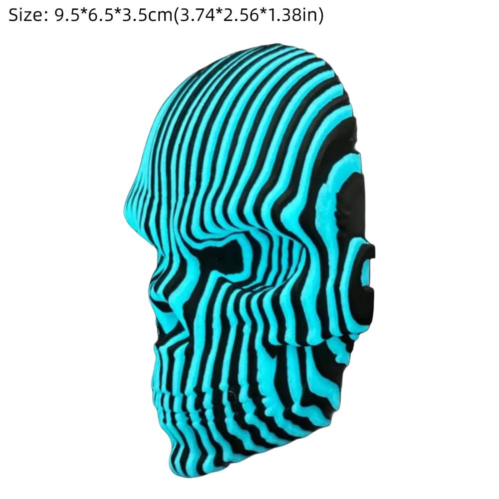 Светящееся украшение для розыгрыша Креативные квантовые игрушки-черепа Модные игрушки-черепа Украшение на Хэллоуин