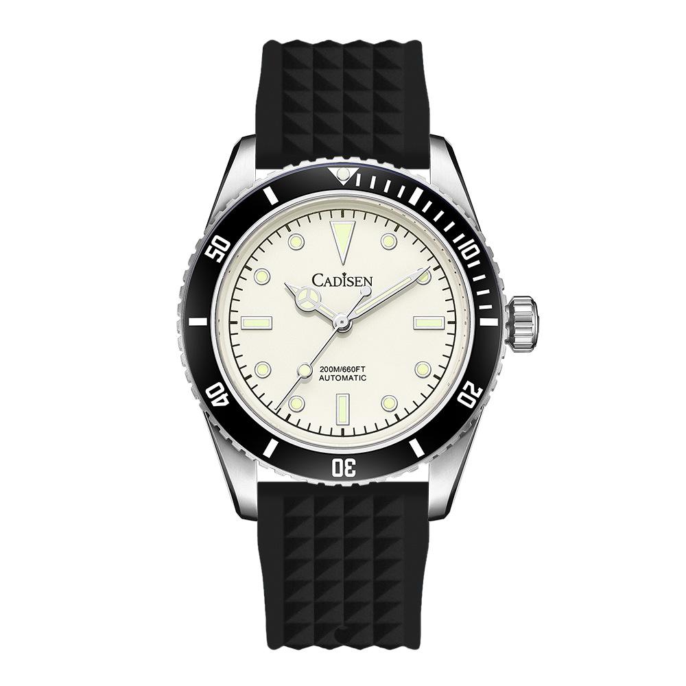 Cadisen 8206 Новые роскошные мужские часы высшего бренда с коробкой 200 м водонепроницаемые автоматические мужские механические часы