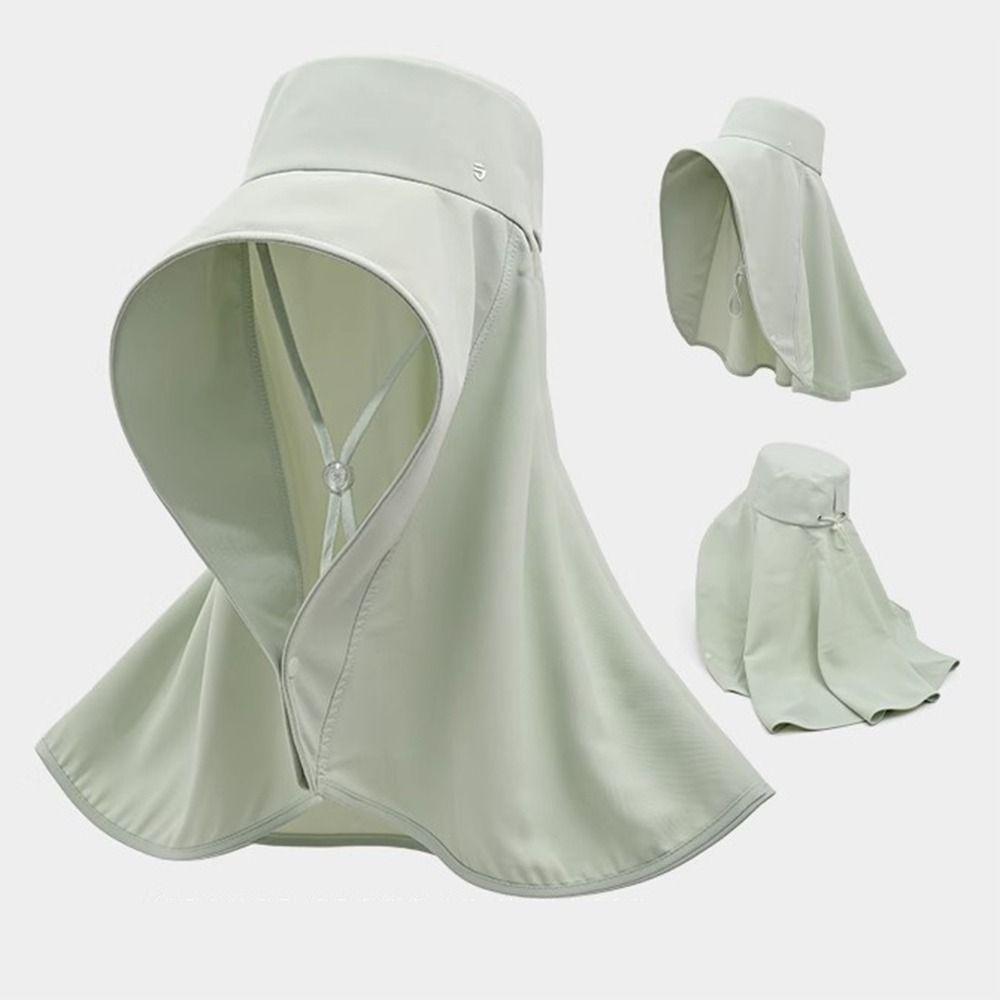 Solid Color Outdoor Beach Hat Breathable Sun Protection Cap Wide Brim Sunhat  Outdoor Activities