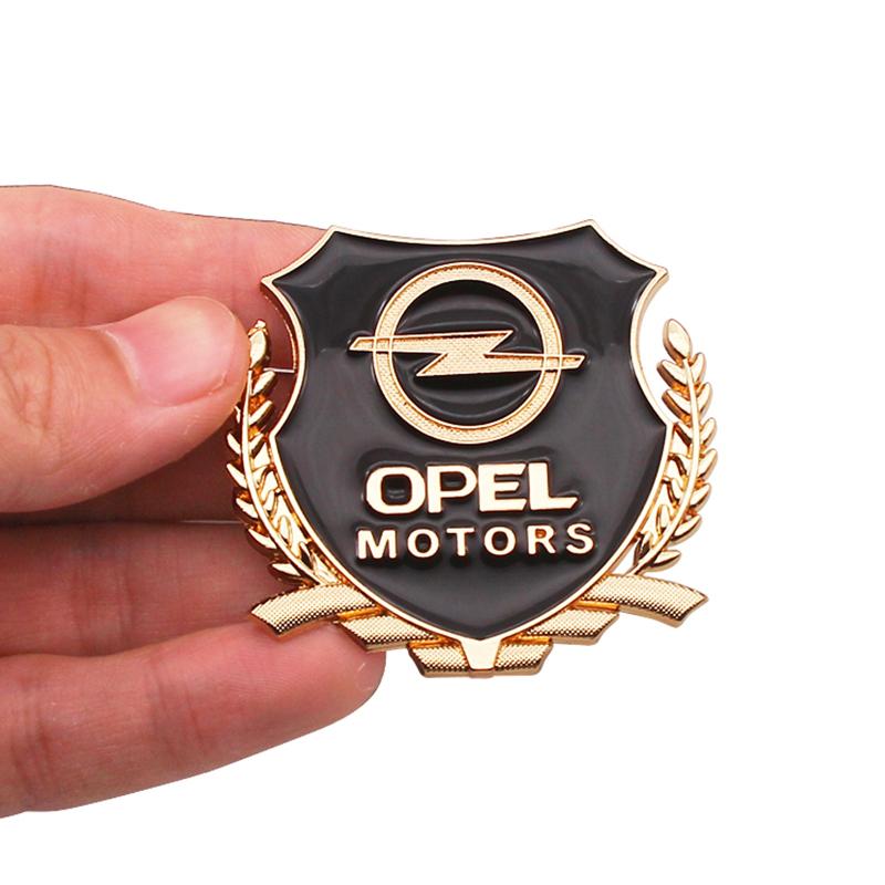 For Opel Insignia3D Metal Car Emblem Badges Stickers Car Window Sticker For Opel Corsa D Astra Insignia Mokka Adam Combo OPC Car Styling Paster
