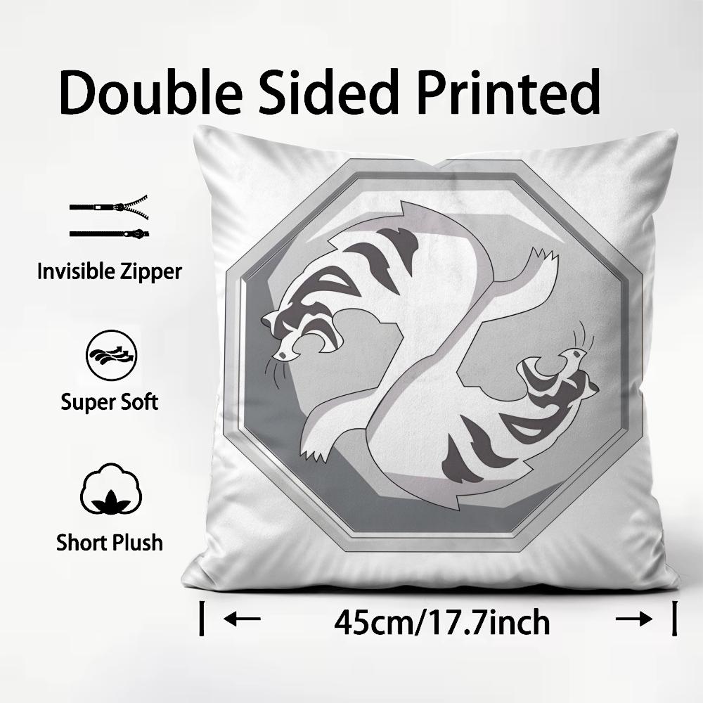 Традиционные китайские знаки зодиака Наволочка с принтом Наволочка для гостиной Диванная подушка Чехол & Декор для спальни