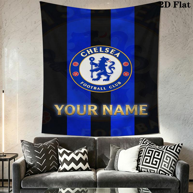 Custom Chelsea Wall Hanging Printed Fabric Blanket Decorative Tapestries for Bedroom Living Room Home Decor