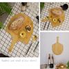 Smooth Long Handle Pizza Peel Nonstick Bamboo Pizza Cutting Board Wooden Pizza Paddle  Pizza