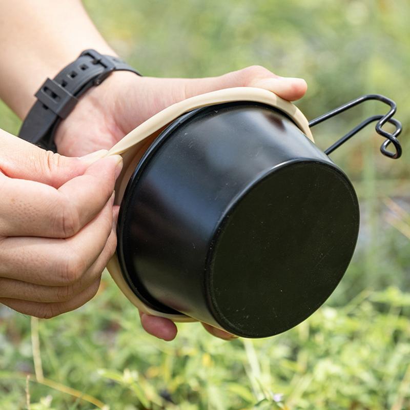 Silicone Bowl Covers Reusable Bowl Covers Camping Gear Leakproof Pot Lid With Spout Outdoor Cookware Accessories For Bowls Pots