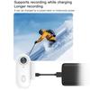 1080P Tiny Action Camera WiFi Sports Camera 120° Wide Angle Lens Video Camera with Magnetic Lanyard Back Clip Water Resistant