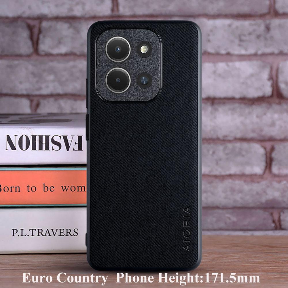 Case for Realme C85 C75 4G 5G funda Soft TPU Master Hard Textile Leather Fashion Phone Cover Coqua for realme C75 Case capa