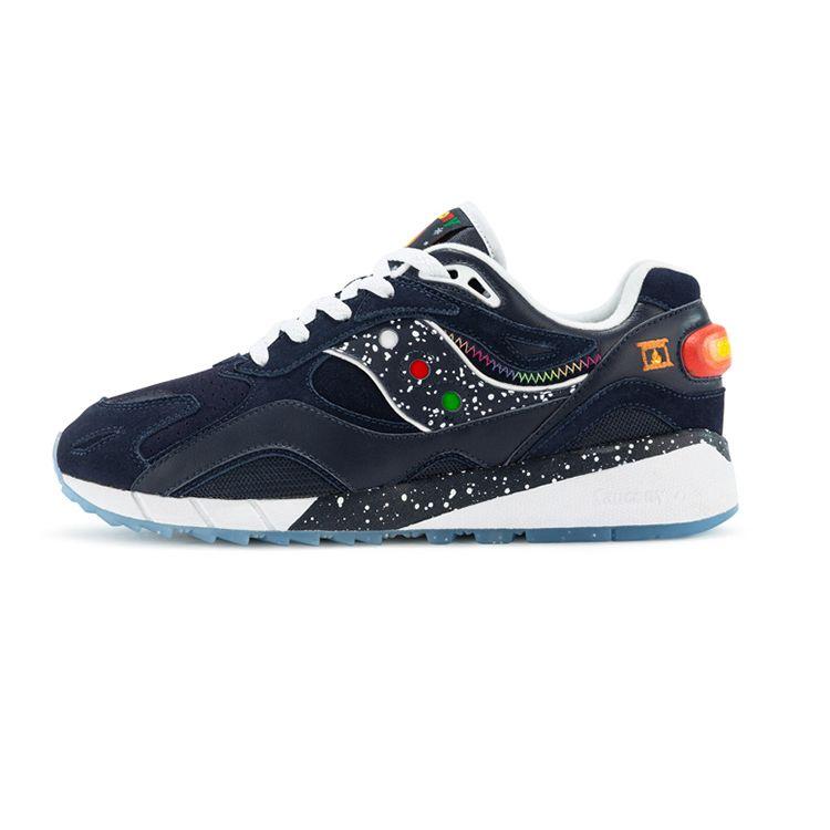 SAUCONY Shadow 6000 Зимняя сказка Ретро Повседневные Замшевые Амортизирующие Нескользящие Водонепроницаемые Низкие Кроссовки Унисекс Кроссовки Синий Белый S79032-1