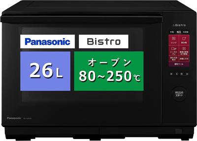Микроволновая печь Panasonic Bistro Steam 26L с сенсорной ЖК-панелью черного цвета NE-BS658-K