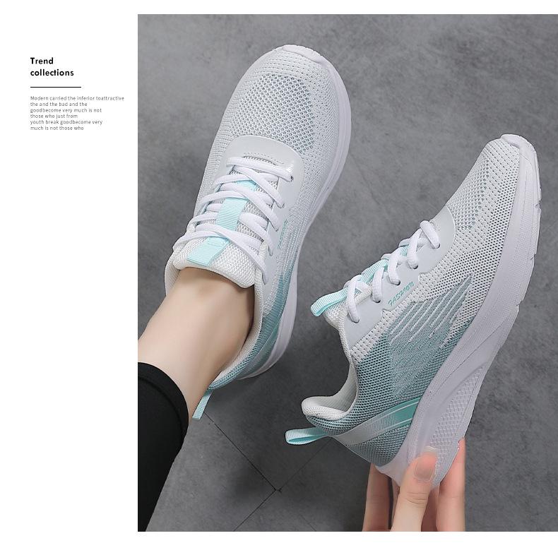 Брендовые женские дышащие кроссовки Flyknit для бега - Легкие, амортизирующие, нескользящие фитнес-кроссовки