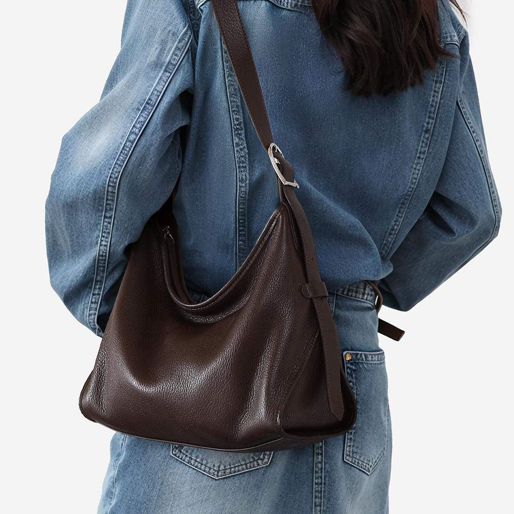 Top-tier Tree SAP Leather Tote Bag, Urban Simple Women's Bag with A Sense of Luxury, Large-capacity Single-shoulder Bag