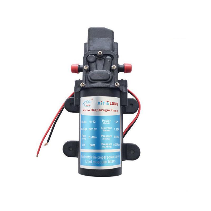 High-Temperature Resistant Self-Priming 15W Electric Diaphragm Pump - Automatic Household Water Booster & Cleaning Pump