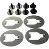 4PCS Side Marker Lights Retainer Clips Clearance Lights Assembly Compatible With 1999-2010 Ford F250 F350 F450 F550 Super Duty F81Z-15A436-AA 8PCS