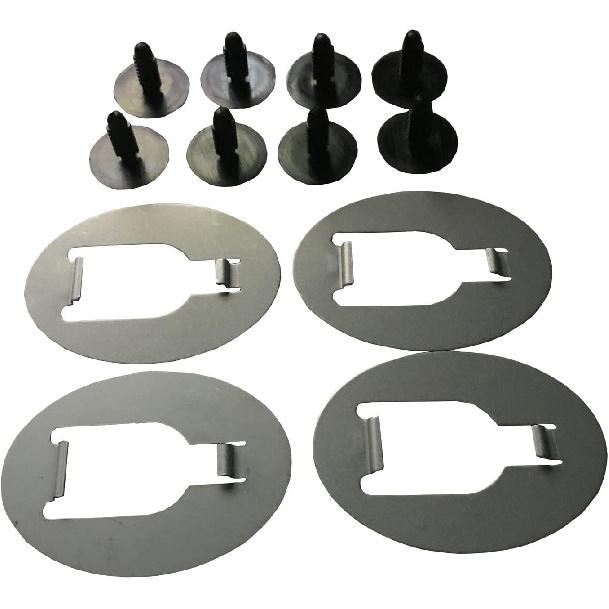 4PCS Side Marker Lights Retainer Clips Clearance Lights Assembly Compatible With 1999-2010 Ford F250 F350 F450 F550 Super Duty F81Z-15A436-AA 8PCS