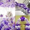 Kit d'Arche de Guirlande de Ballons 114 pcs pour Décoration de Mariage Anniversaire Fête
