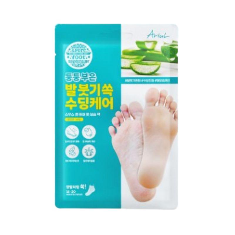 Ariul Smooth & Pure Foot Moisture Mask Aloe (Soothing) 5 Pairs