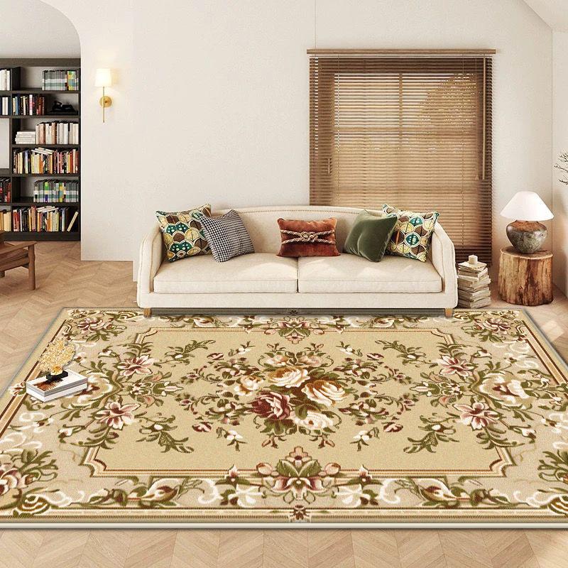 Богемный Ретро Ковер для Гостиной Американский Стиль Декорация Дома Легкая Чистка Моющийся Коврик Ковер для Спальни Гардеробной Входной Дверной Коврик