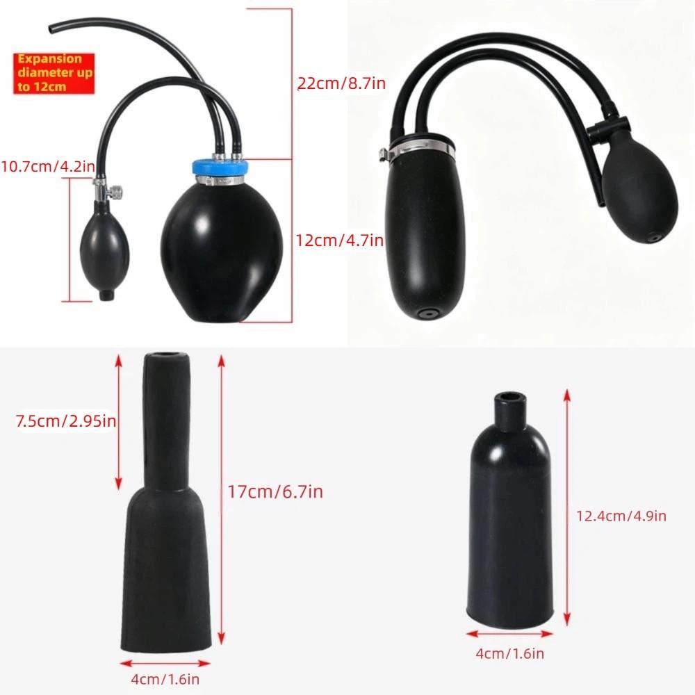 Silicone Easy Intake Adapter High-strength Inflatable Bladder Detector Car Smoke Leak Detection