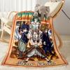 Fairy Tail Adventure Customize Text Blanket Cozy Customizable Blanket Ultra-Soft for Bedding Living Room Picnics Bed Four Seasons Multipurpose