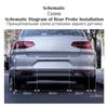 4 Pcs/6 Pcs/8 Pcs Probes Rear Reversing Radars System Parking Sensor Kit LCD Display Car Distance Detection Sound Warning Buzze