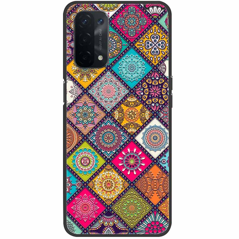 Для OPPO A54 5G A74 4G чехол силиконовый мягкий лист мраморный TPU задние крышки для OPPO A54S A16 A16S A96 A53S A53 чехлы A 54 бампер милый
