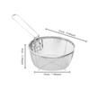 Stainless Steel Fryer Basket Detachable Fryer Strainer Practical Deep Fry Basket  Cooking