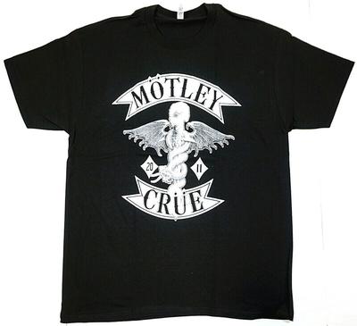 Футболка MOTLEY CRUE Классический Рок Хэви-Метал Футболка Мужская Черная Новая Унисекс Футболка