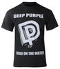 DEEP PURPLE SMOKE ON THE WATER Футболка с логотипом группы Мужская и женская с коротким рукавом Ретро Хип-Хоп Y2k Топы Футболка бренда Мужская Уличная одежда