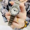 Watch Ladies Temperament Business Diamond Watch High Value Delicate Light Luxury Calendar Steel Belt Women'S Watch