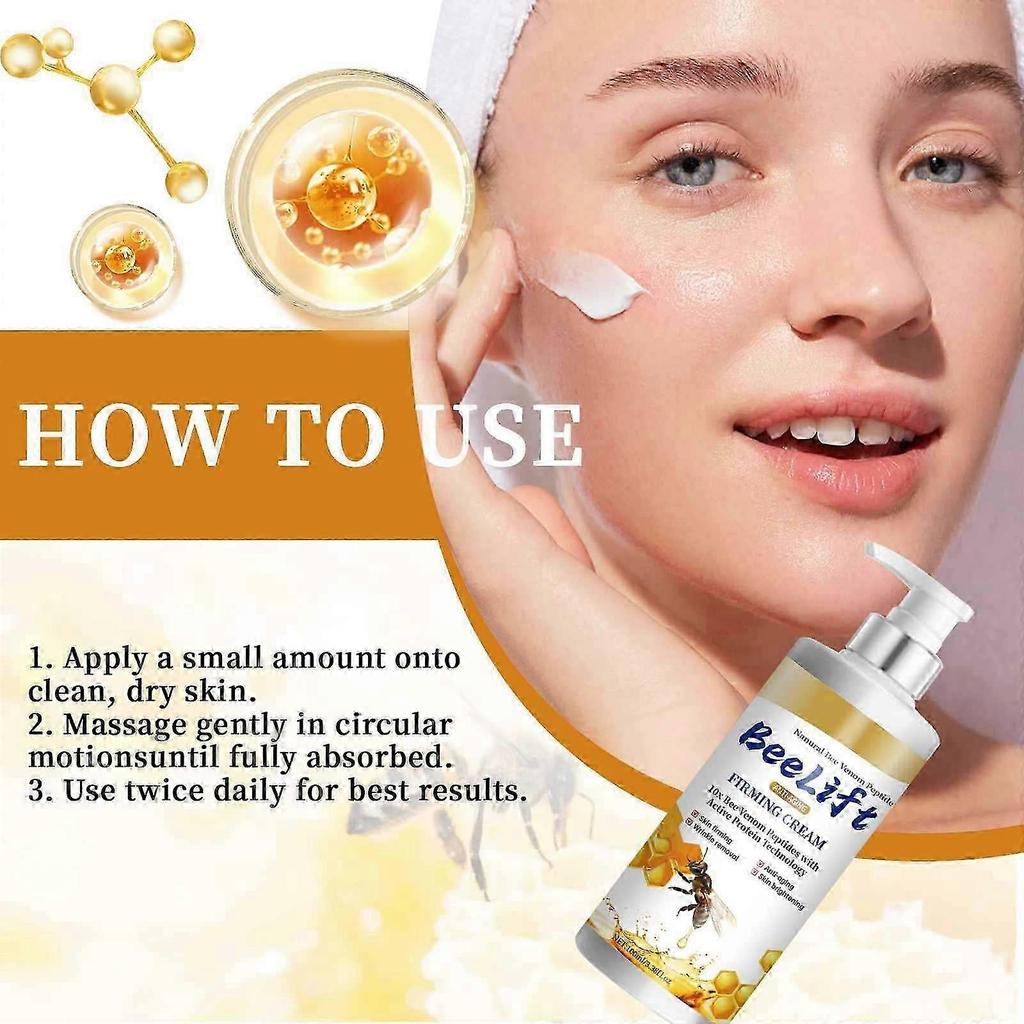 1-3x BeeLift Anti-Aging Firming Cream, Skin Firming Wrinkle Reducing Cream, Skin Firming Rejuvenating Cream, Restore Skin Elasticity