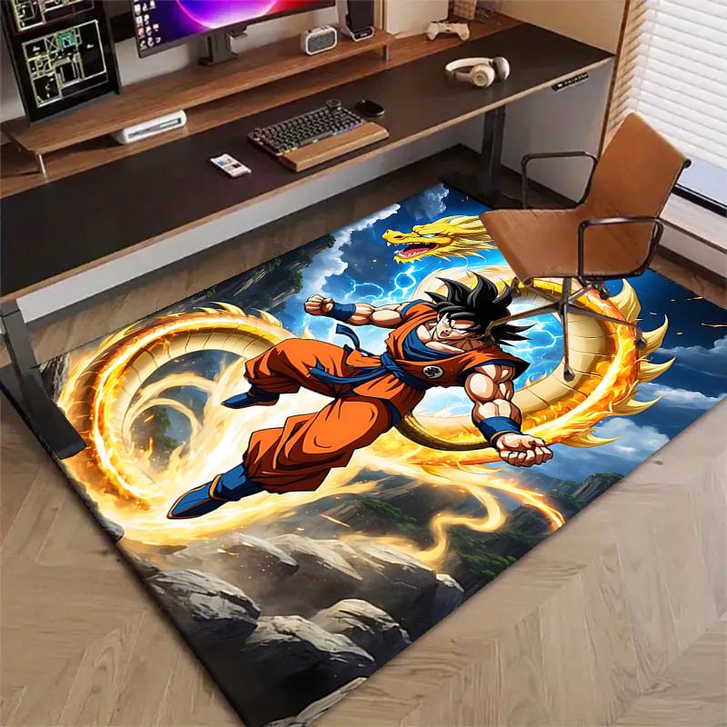 1pc Dragon Ball2 Design Printed Area Rug Carpet for Bedroom Living Room Home Decor Rugs Mat Non Slip Mat Rug for Bedside