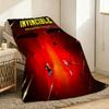 Мультяшное одеяло I-Invincible-S 3D фланелевое одеяло Мягкий плед Искусство для декора дома Спальни Дивана Дневного сна Пикника Подарок на День Рождения Подарки