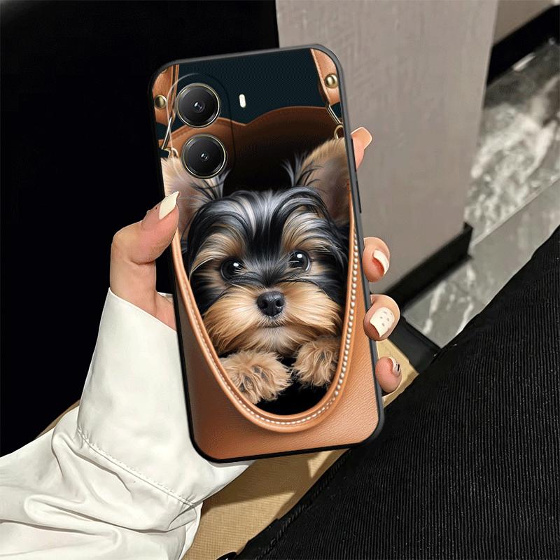 Мягкий чехол для телефона с йоркширским терьером для Xiaomi Poco X5 X6 X7 X8 Pro Max X3 F7 F8 Ultra M8 M7 M6 M5 Redmi 15 15C 14C 13C 12C X4