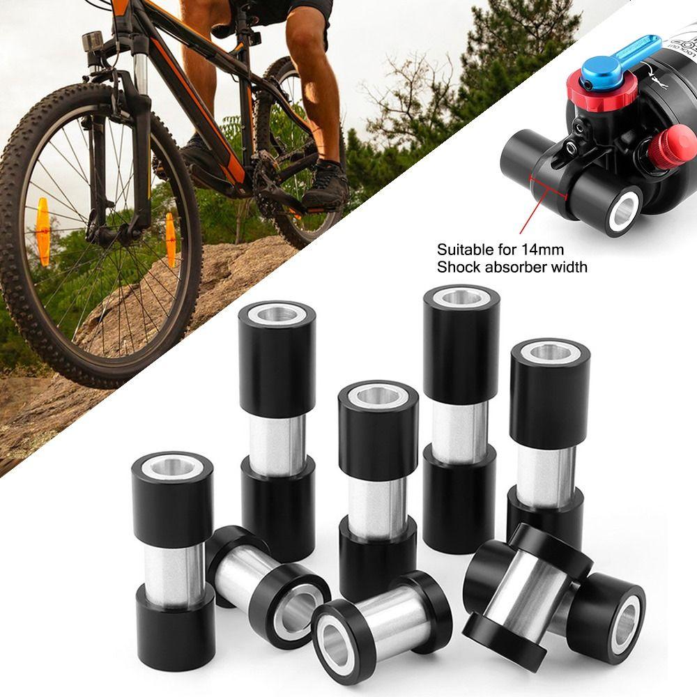 Black Bike Rear Shock Bushing Shaft Sleeve Absorber Suspension Bushing Bicycle Shock Absorber