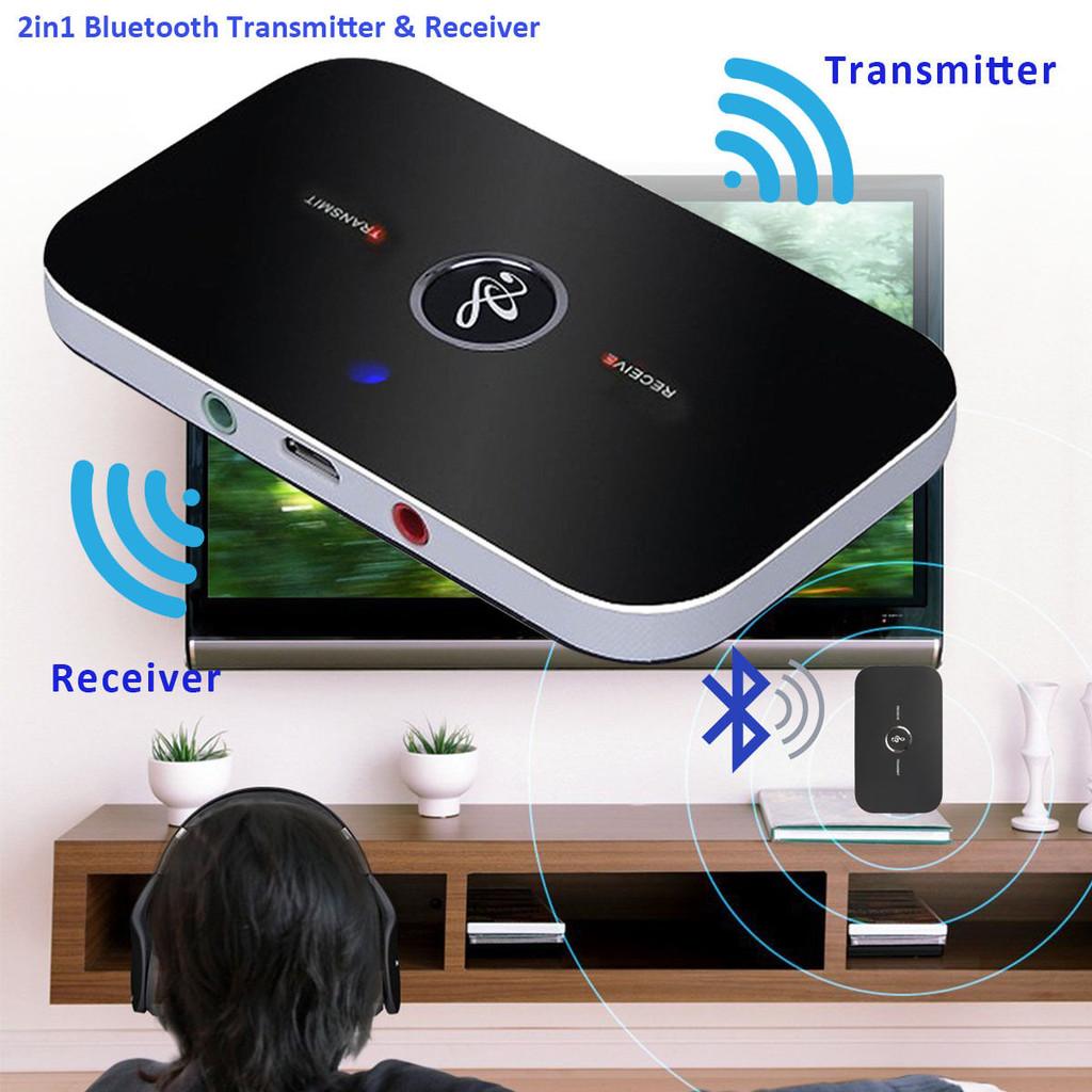 Высококачественный Беспроводной Bluetooth Аудио Передатчик и Приемник с Универсальным 3,5-мм RCA Адаптером