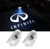 Yaoperfor Подсветка двери автомобиля с логотипом 2 шт. Проектор для Infiniti QX50/56/60/70/80 Q50/60/70 G25/37 M25/35/37 FX37/50 EX25/35/37 Приветственная подсветка двери