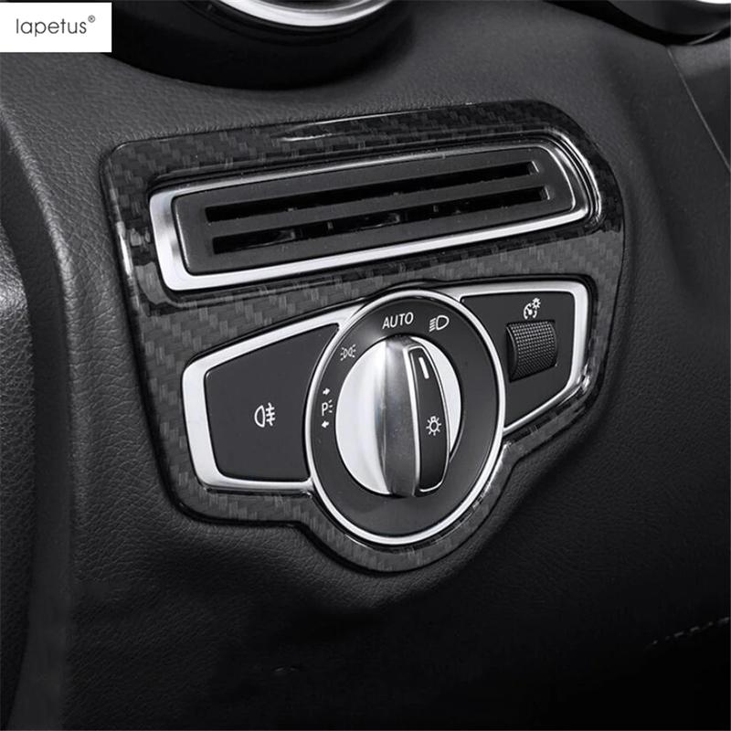 Hand Brake / Water Cup / Head Light / Seat Adjust Panel / Window Lift Cover Trim Accessories For Benz C CLASS W205 2015 -